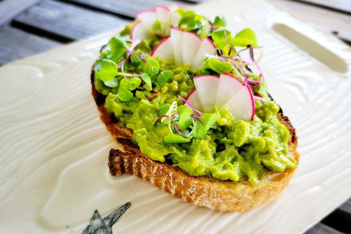 Wasabi & Truffle Oil Avocado Toast PlantBased Matters