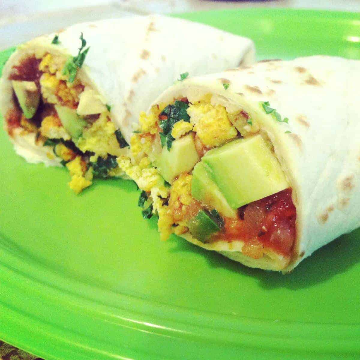 Breakfast Burritos PlantBased on a Budget