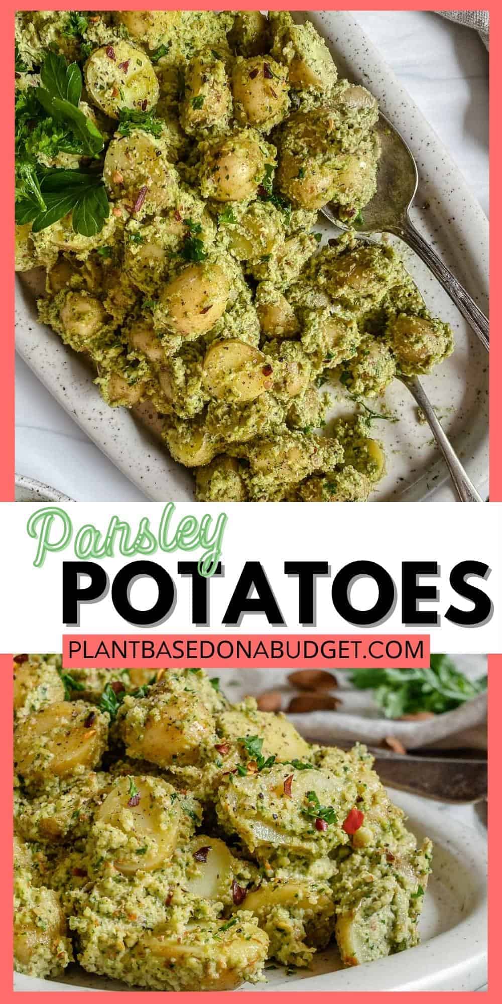 Parsley Potatoes PlantBased on a Budget
