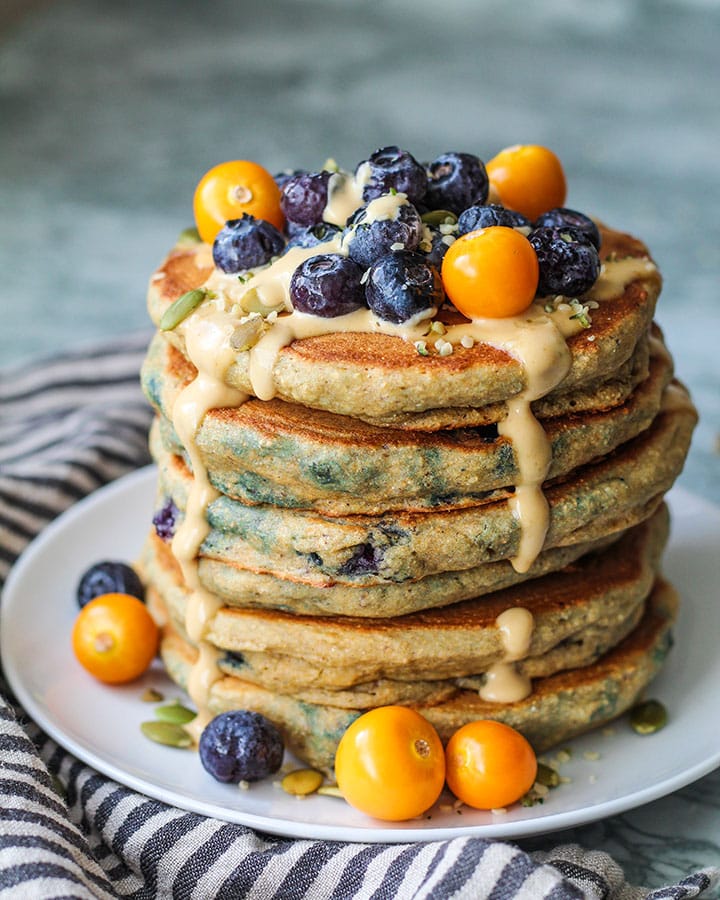 Fluffy Whole Wheat Pancakes Plant Based RD