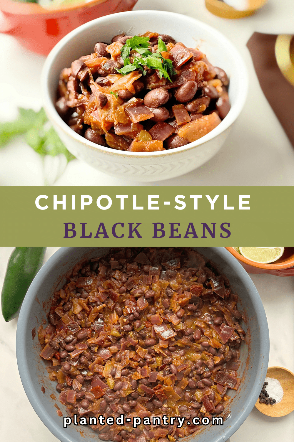 Chipotle Style Black Beans