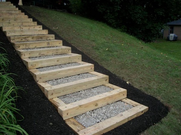 15 Unique Landscaping Timber Projects and Ideas Planted Well
