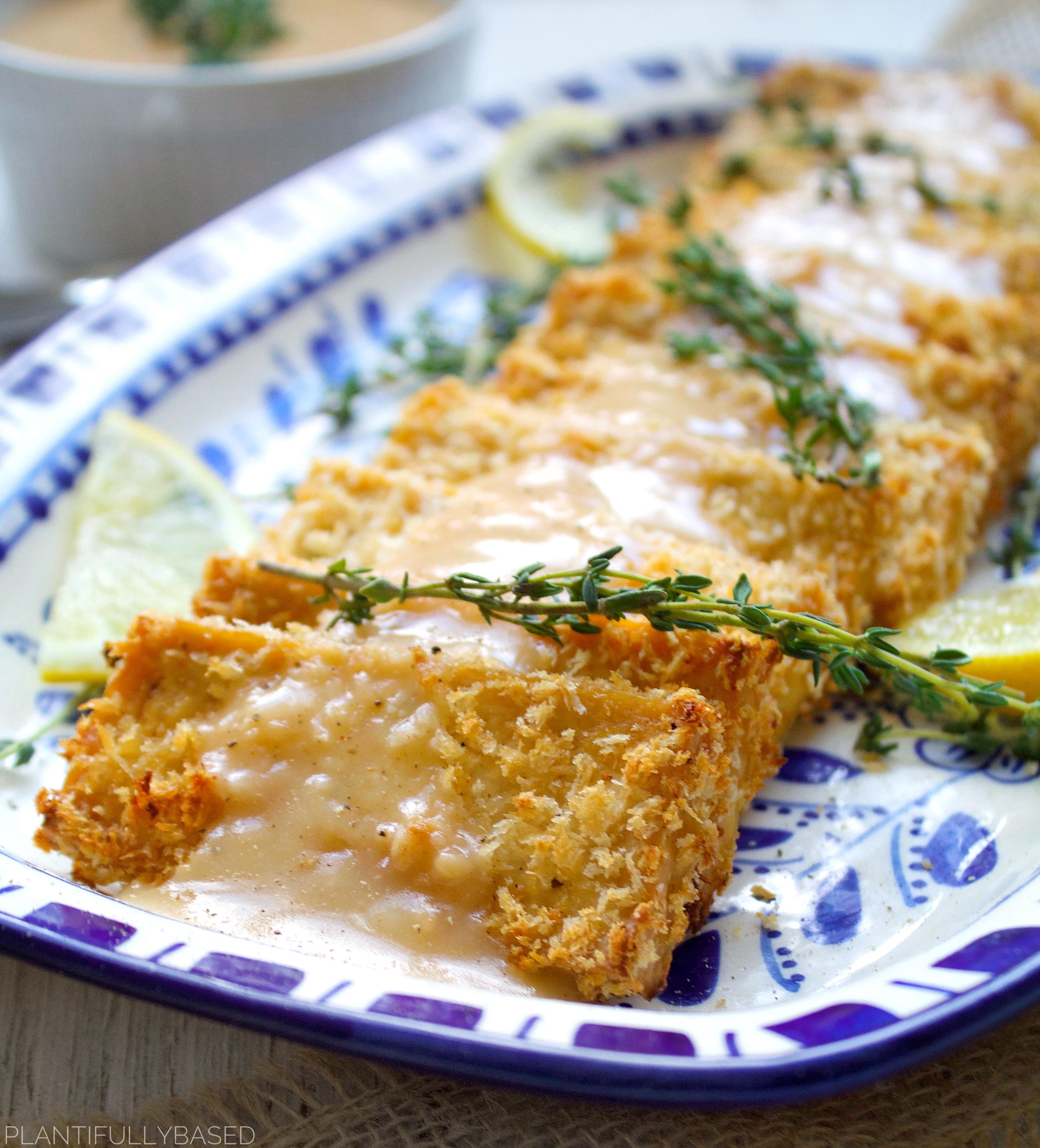 Tofu Cutlets with Gravy Plantifully Based