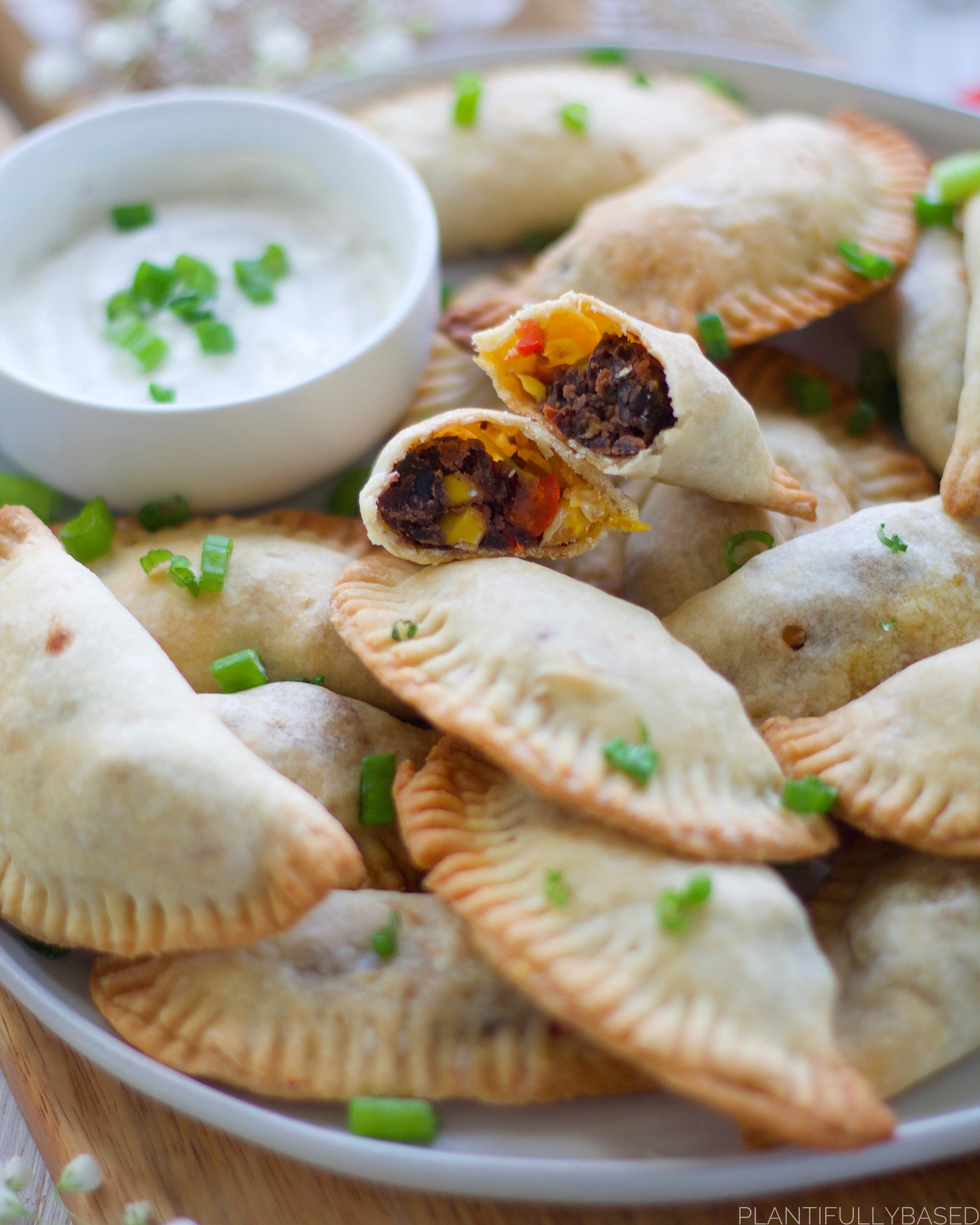 Spicy Black Bean and Corn Empanadas Plantifully Based