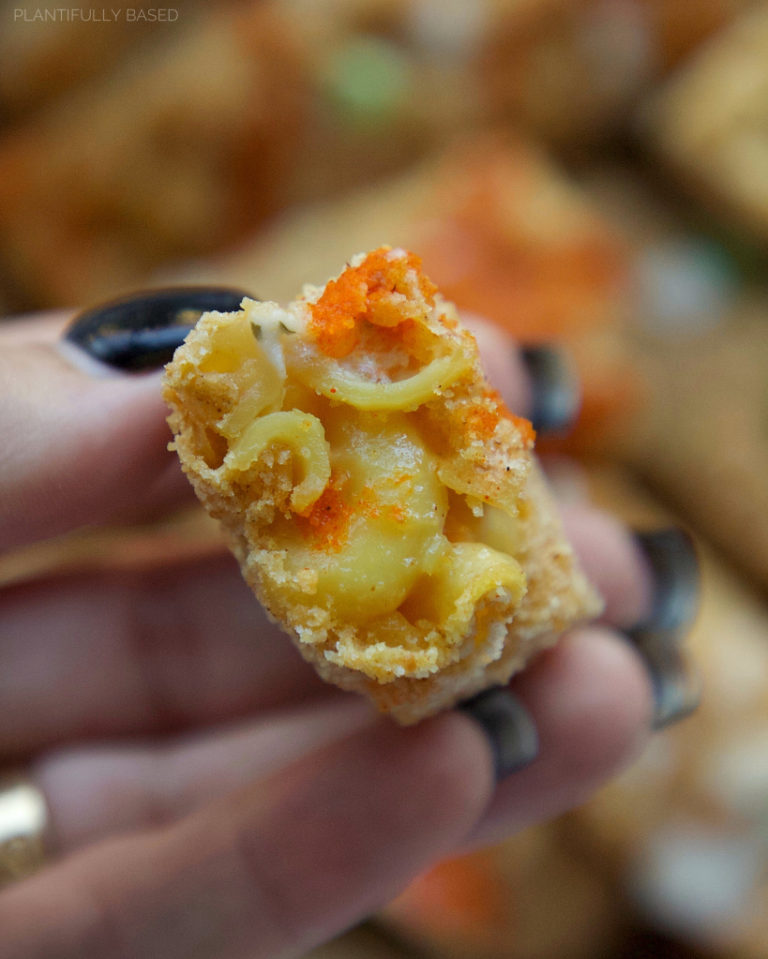 Air Fried Mac and Cheese Sticks Plantifully Based