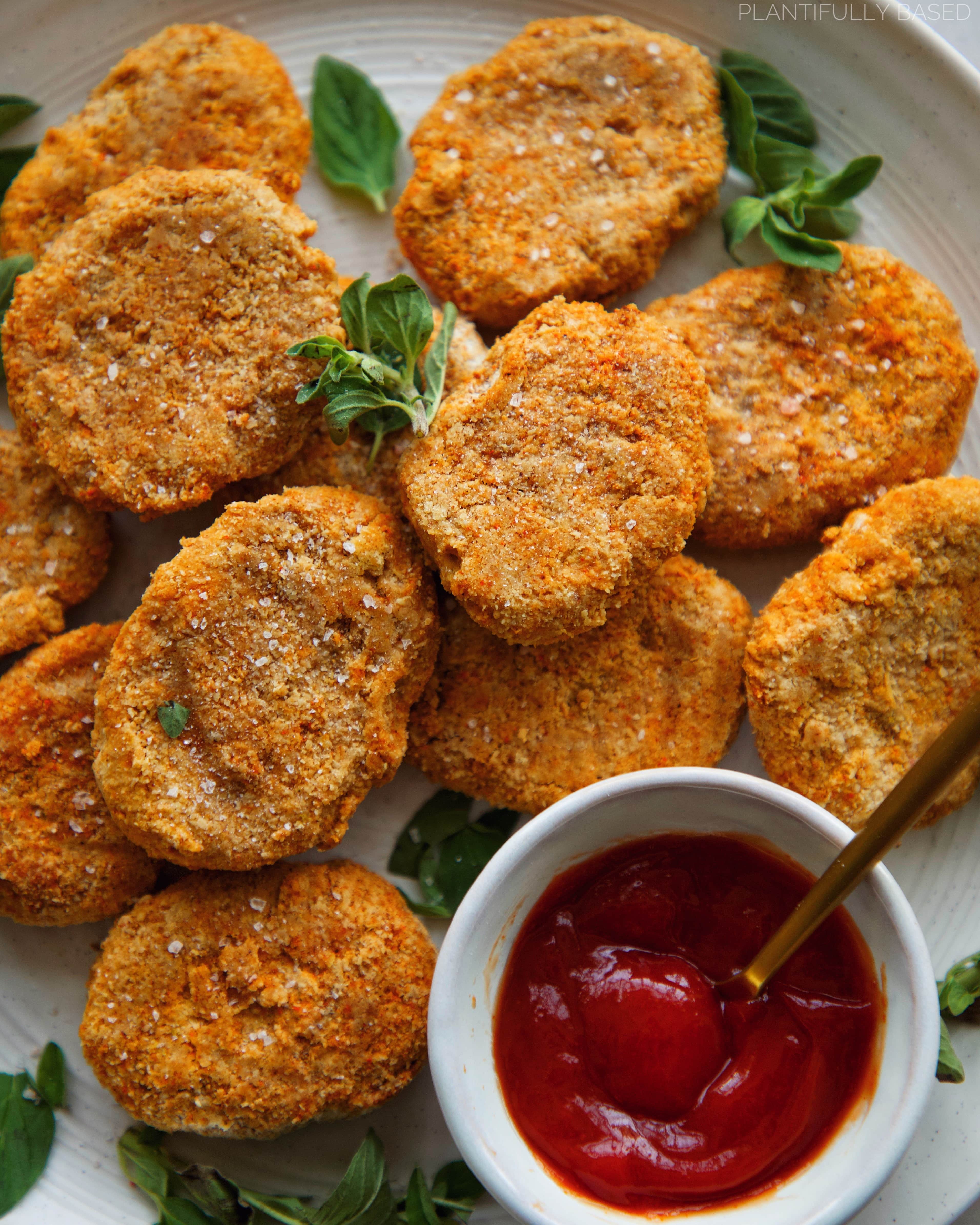 Vegan Nuggets (Soy, Gluten, Nut Free) Plantifully Based