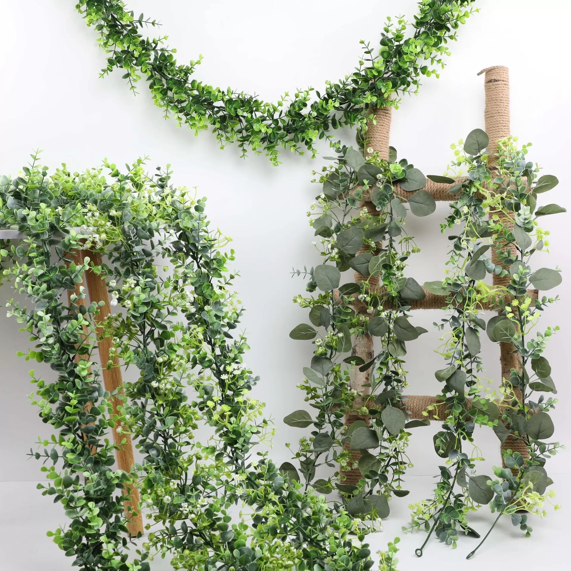 artificial eucalyptus garland wholesale