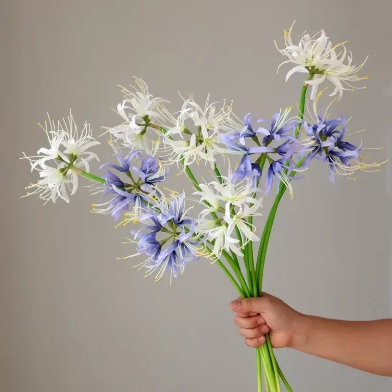 artificial spider lily silk flowers wholesle