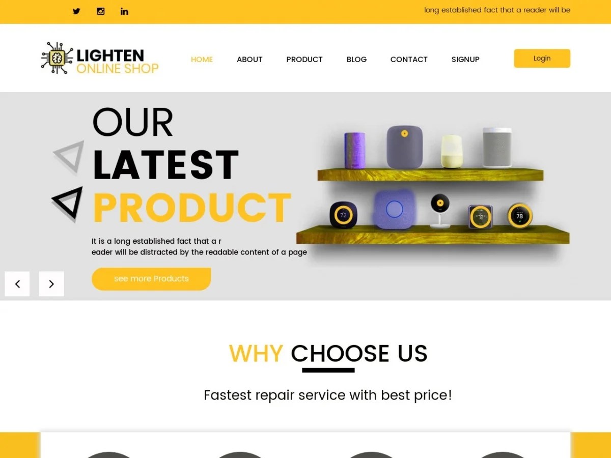 Free HTML/CSS Templates for Downloading Lighten Free HTML Templates