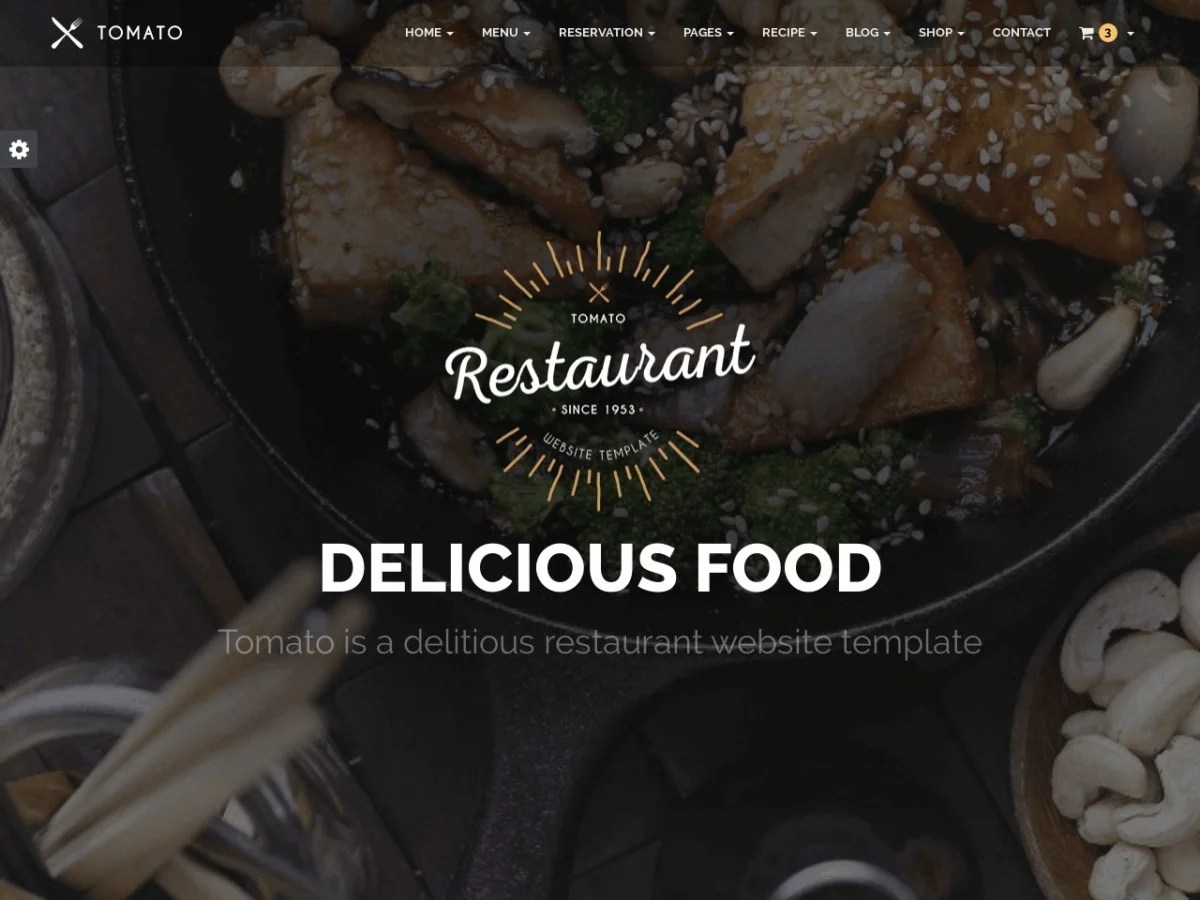 Plantilla HTML/CSS Restaurant site Template — Responsive HTML5