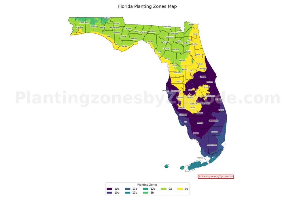 Florida Landscape Zones