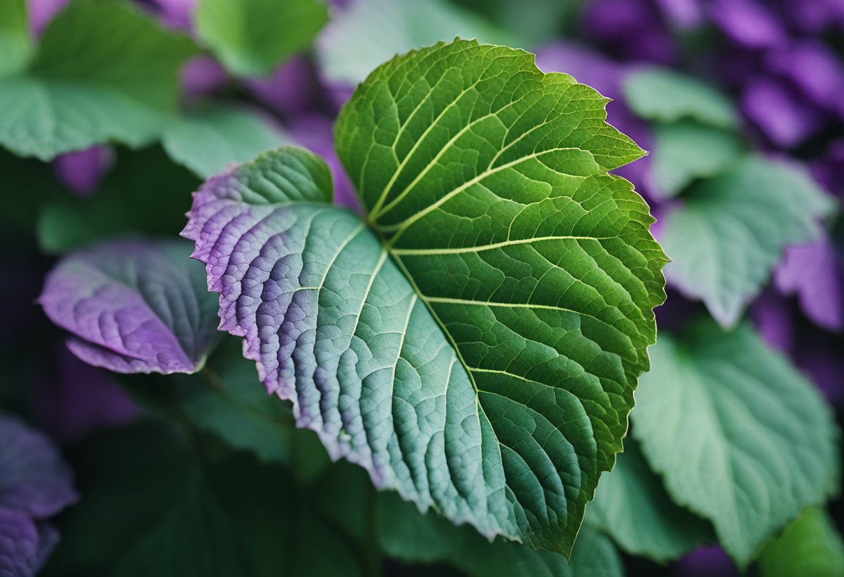Hydrangea Leaves Turning Purple Causes and Solutions