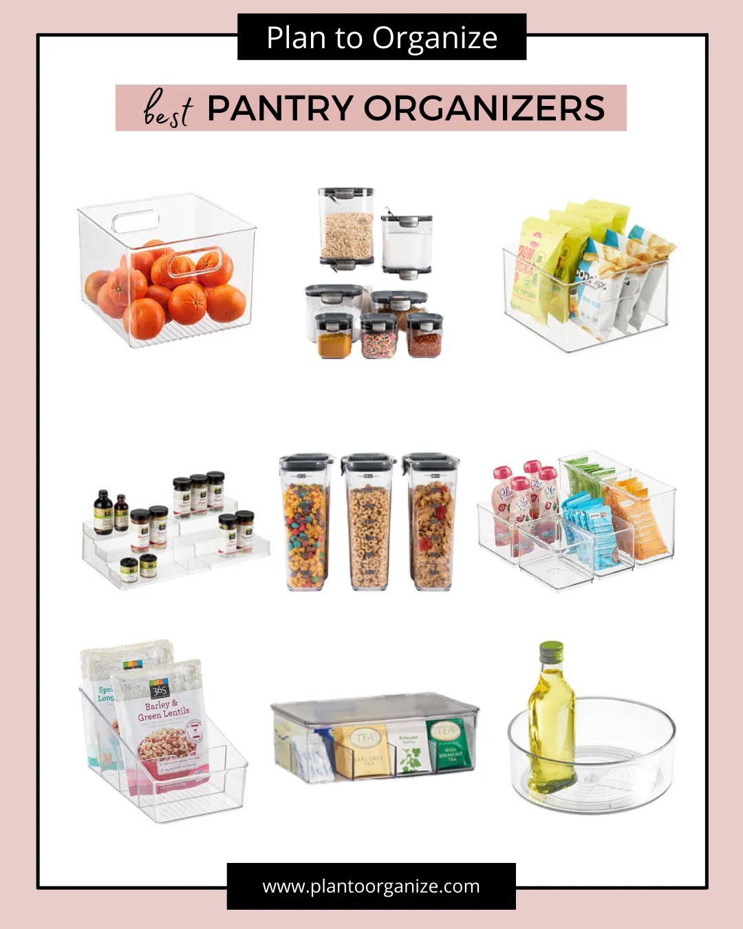 9 Best Pantry Organizer Ideas from The Container Store Plan to Organize