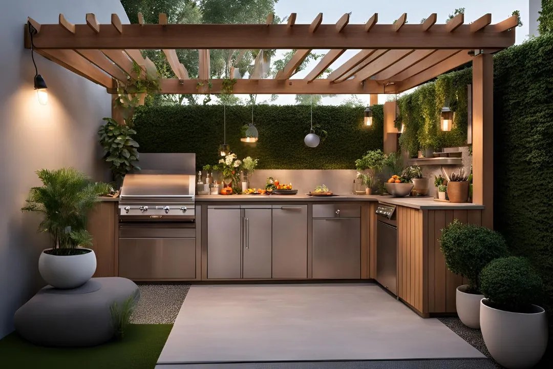 Mini Outdoor Kitchen For Small Patio