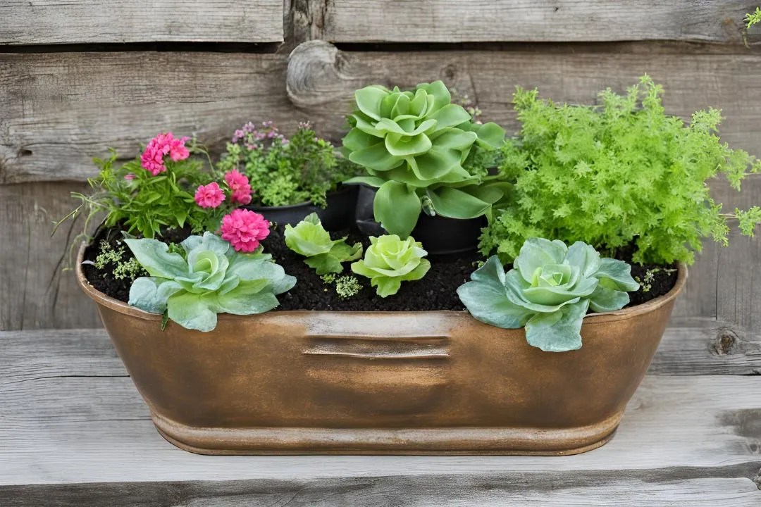 Repurpose Old Items as Planters
