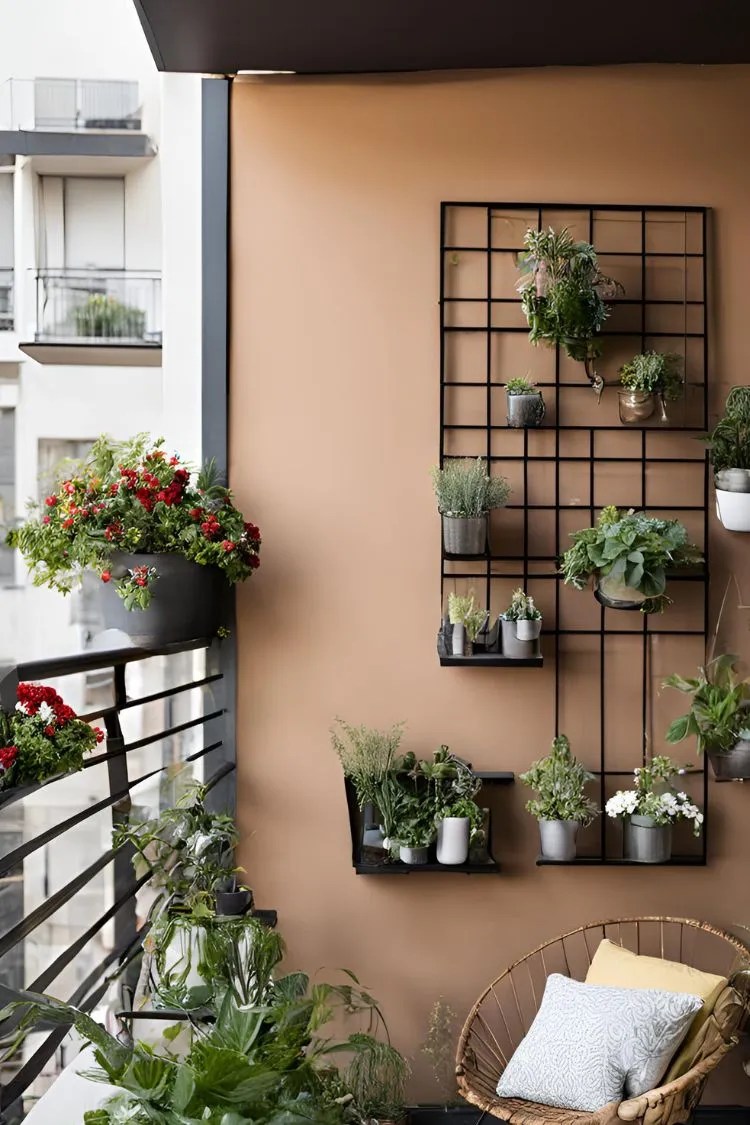 Add Wall Decor for Apartment Balcony