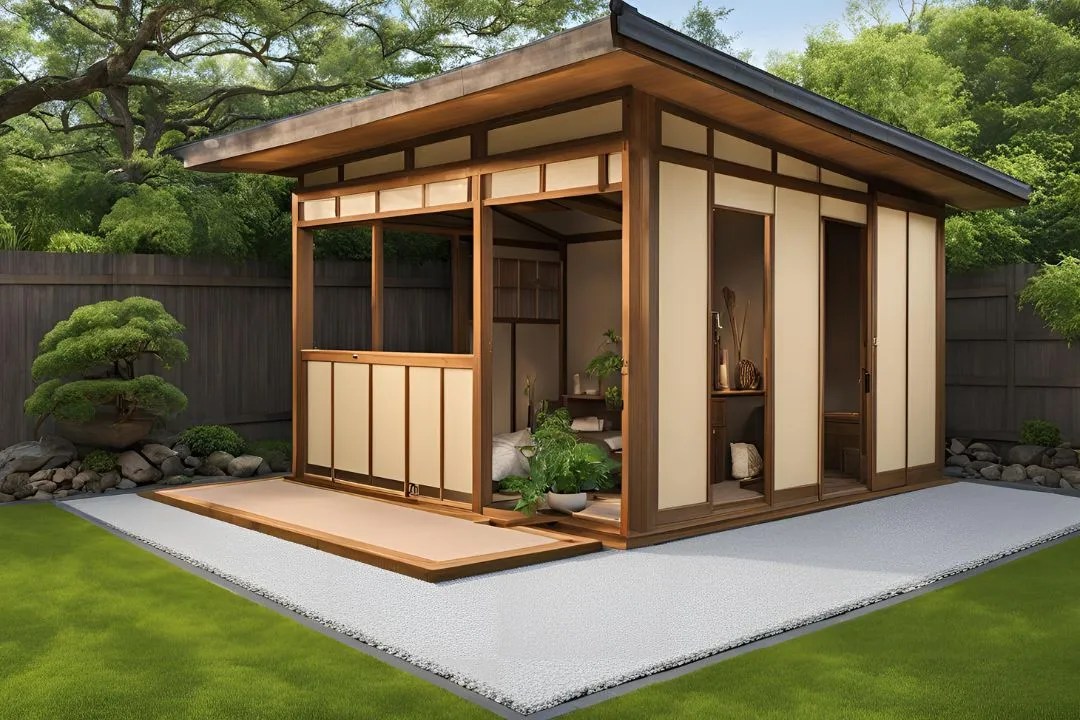 Japanese-Inspired Zen Shed