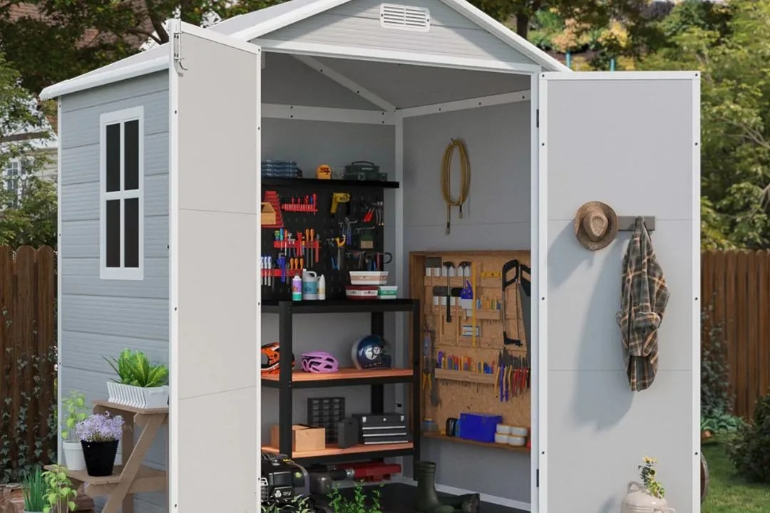 Multi-Level Shed with Deck