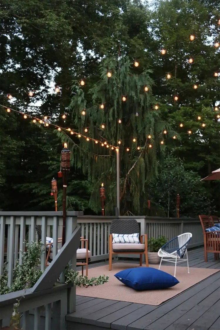 String Light Canopy
