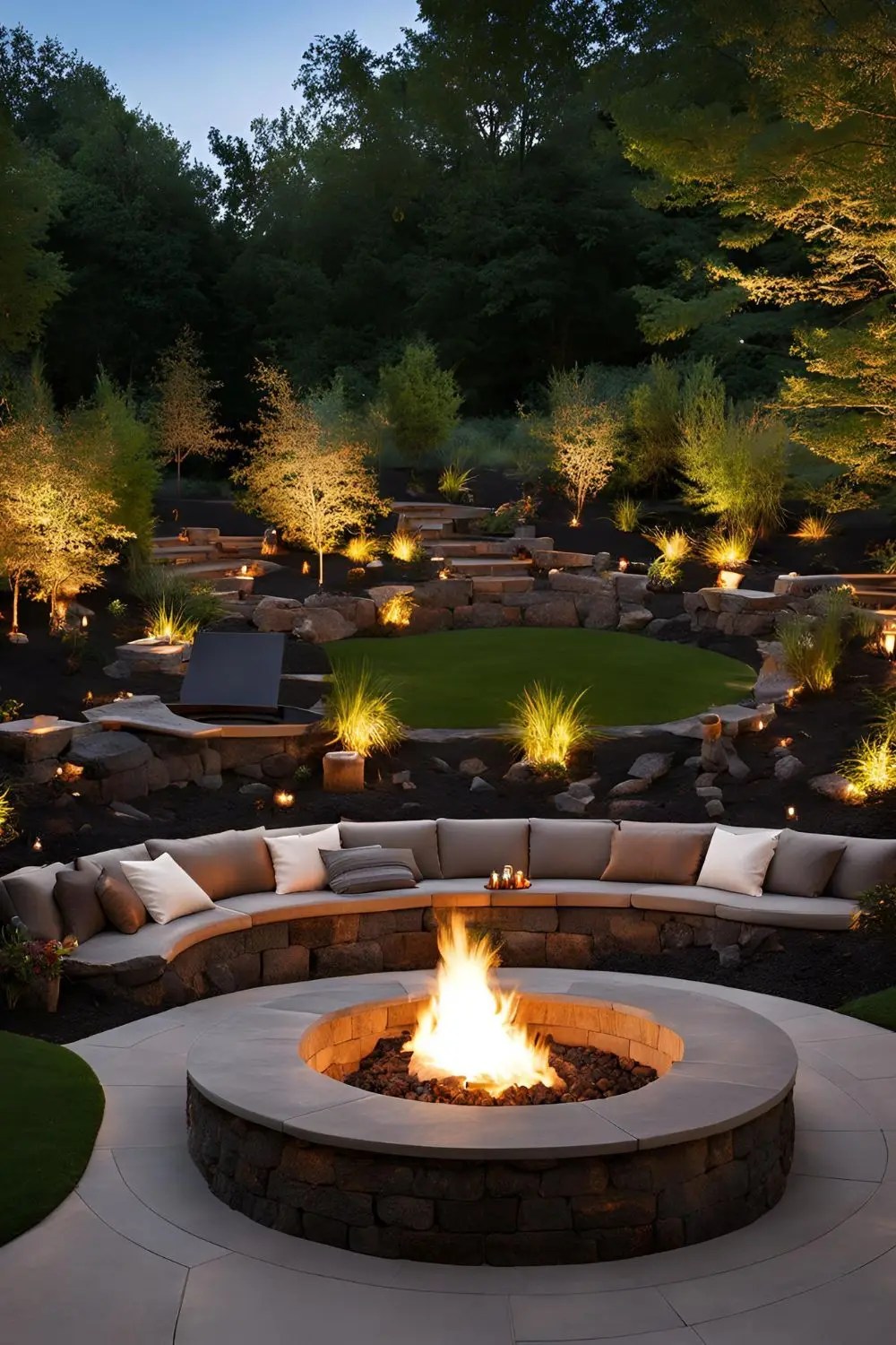 Sunken Firepit Lounge