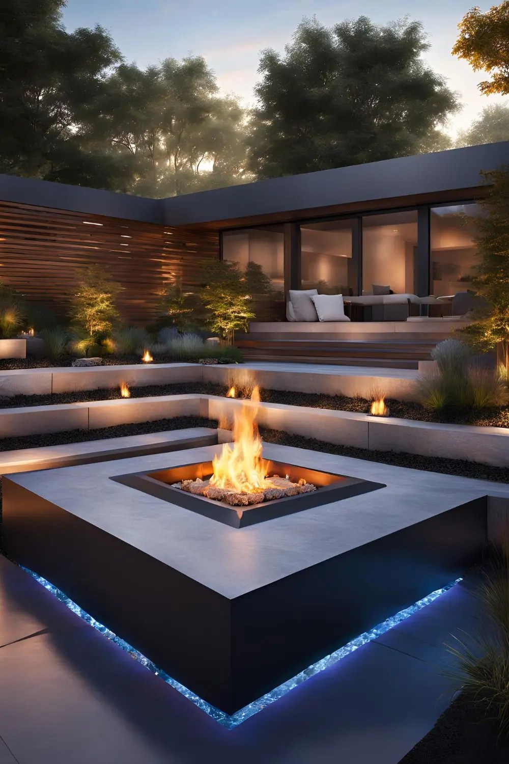 Water and Fire Feature Combo