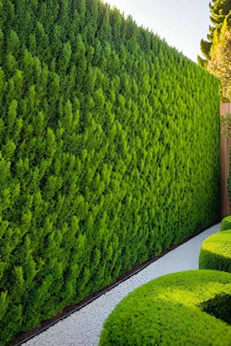 Layered Conifer Screen