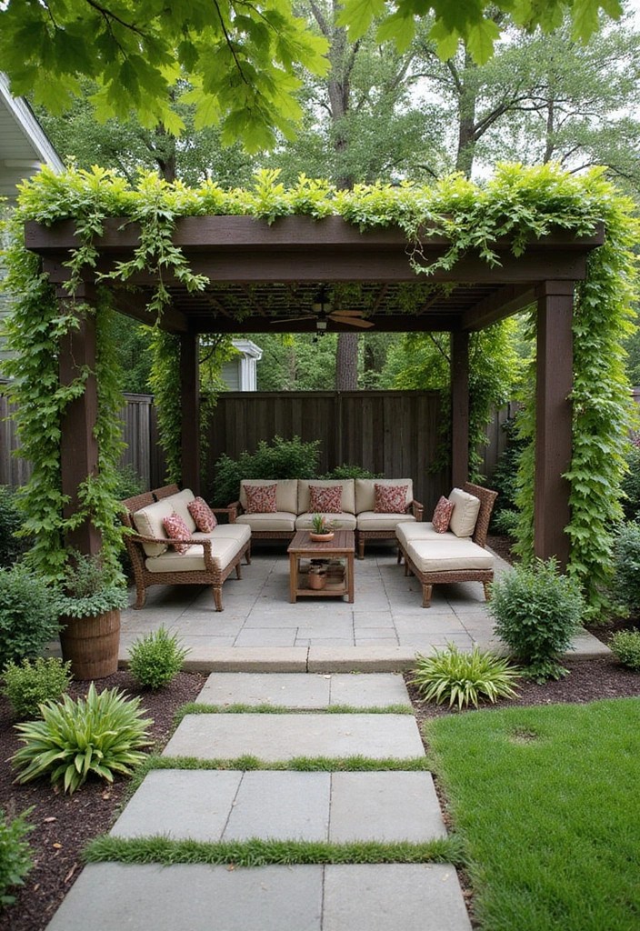 Beautiful Pergola Attached to Your House