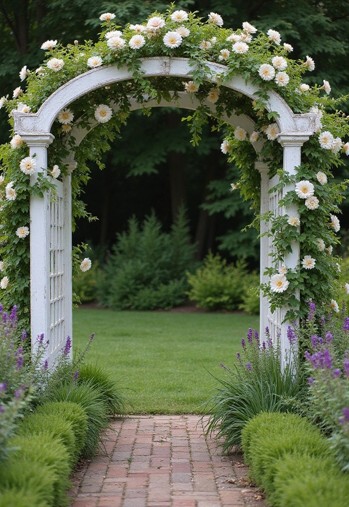 Vintage-Style Garden Trellis