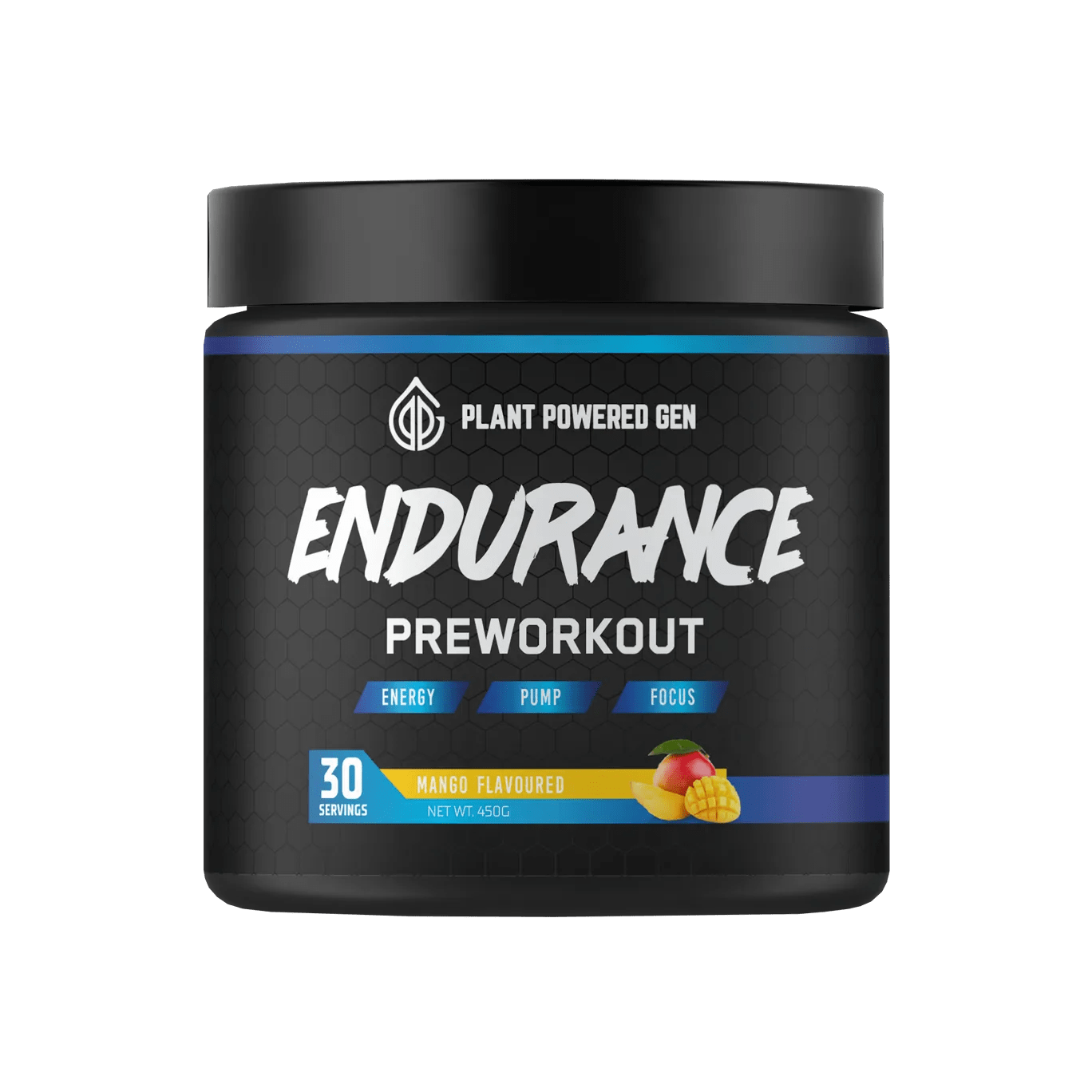Endurance Pre Workout Plant Protein Powder Plant Powered Gen