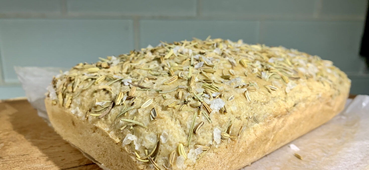 Gluten Free Rosemary Fennel Sea Salt Loaf Plants & Flours