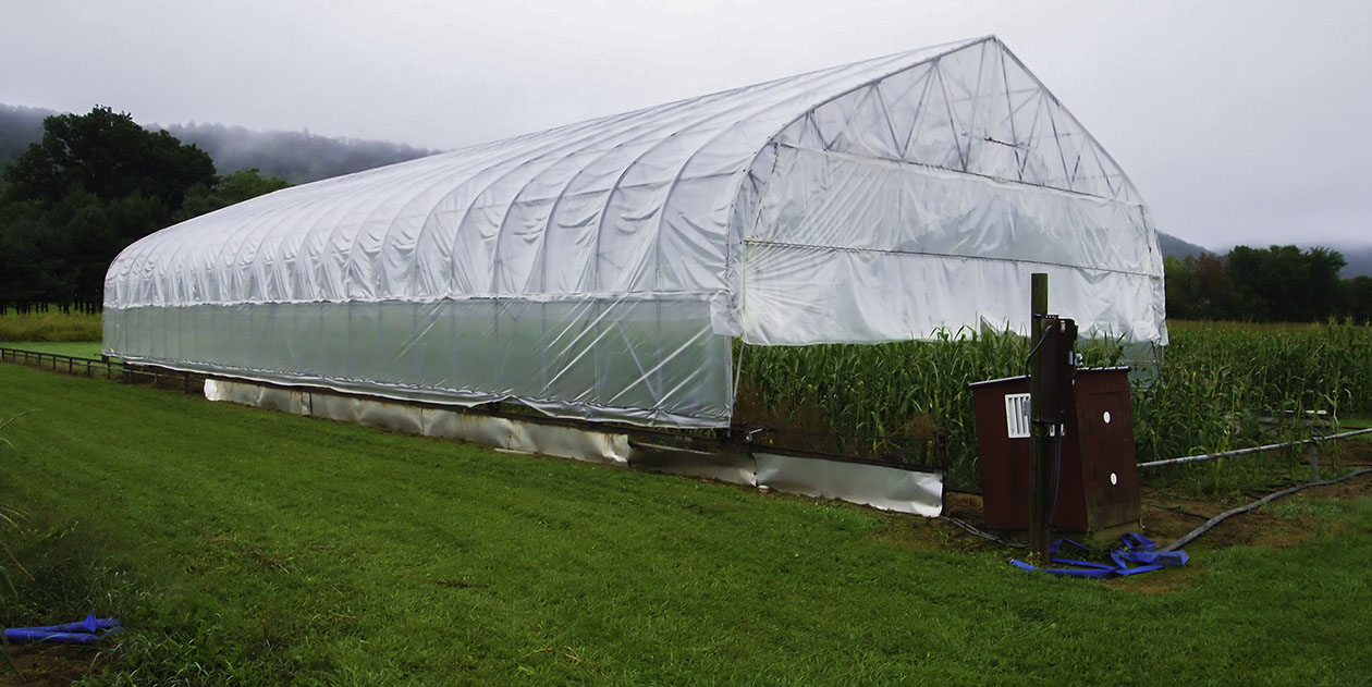 Rainout Shelters — Research — Department of Plant Science