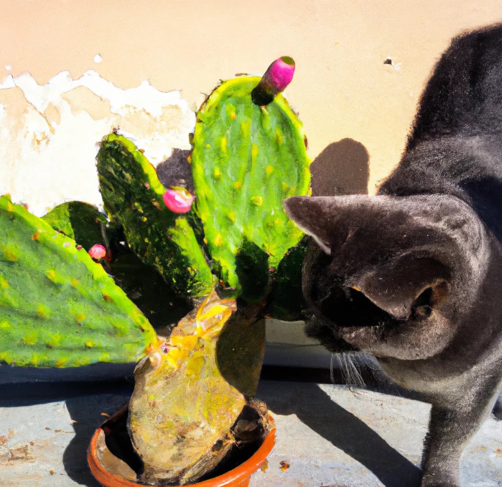 Is Tree Cactus or Prickly Pear Toxic For Cats