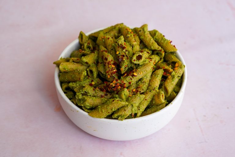 Vegan Pesto Pasta Recipe (OilFree, WFPB) PlantYou