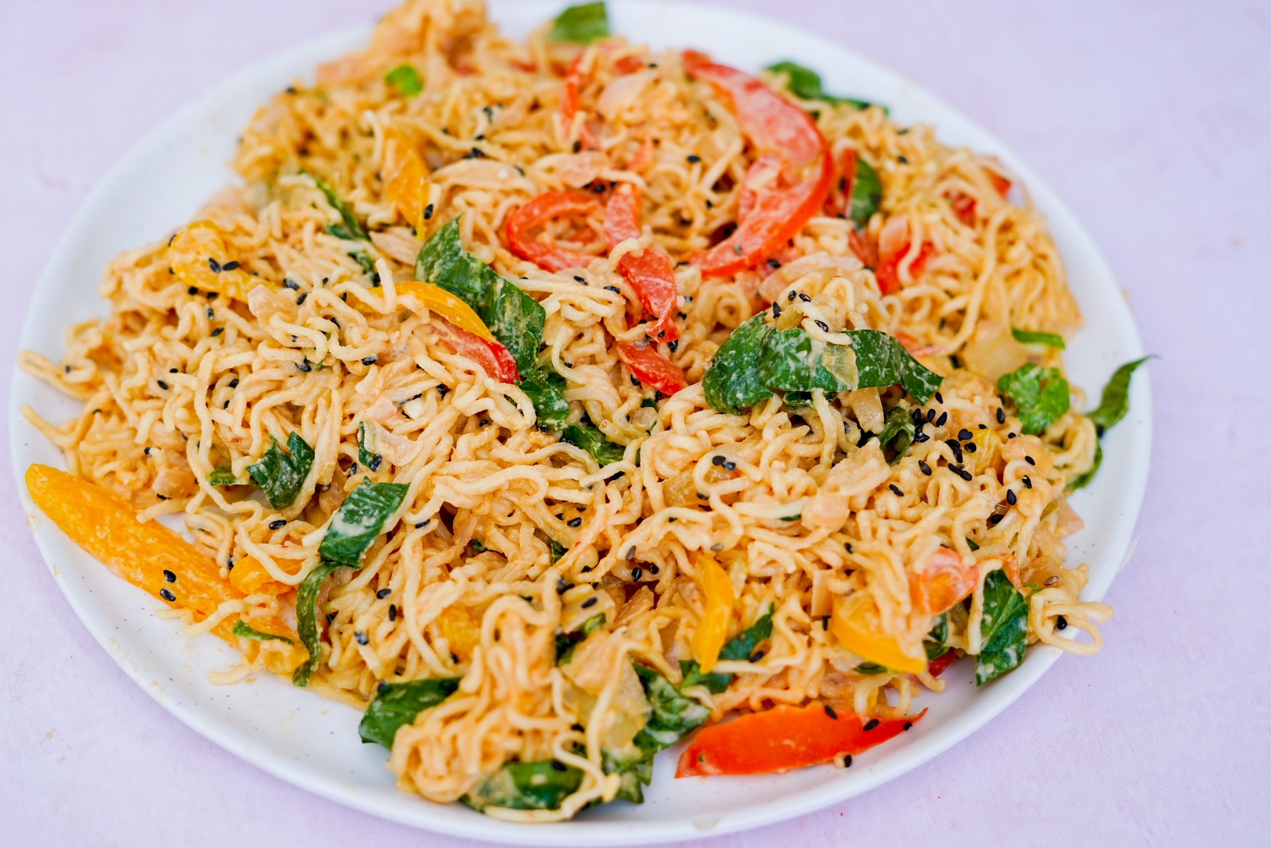 Vegan Tahini Noodles PlantYou