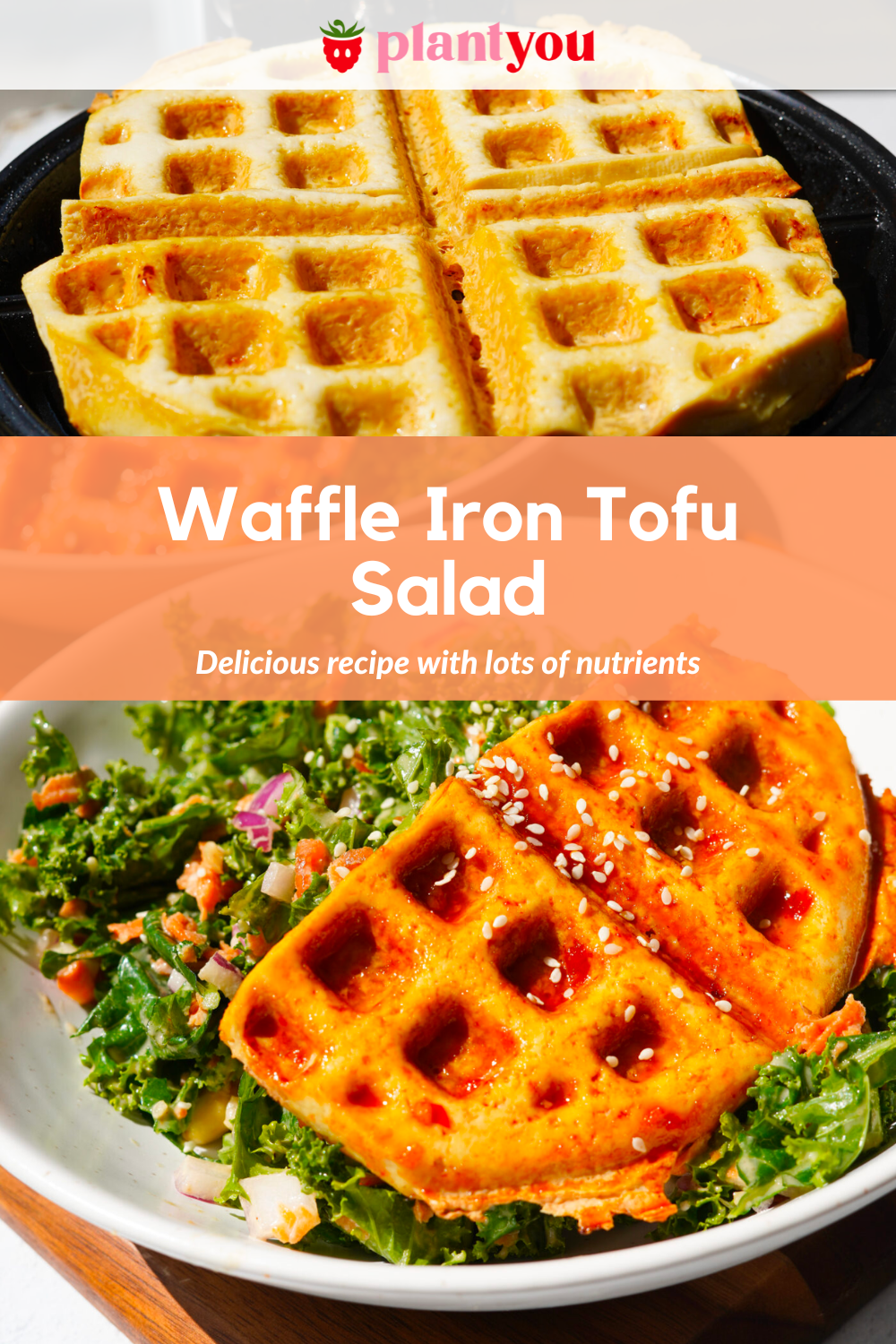 Waffle Iron Tofu Salad PlantYou