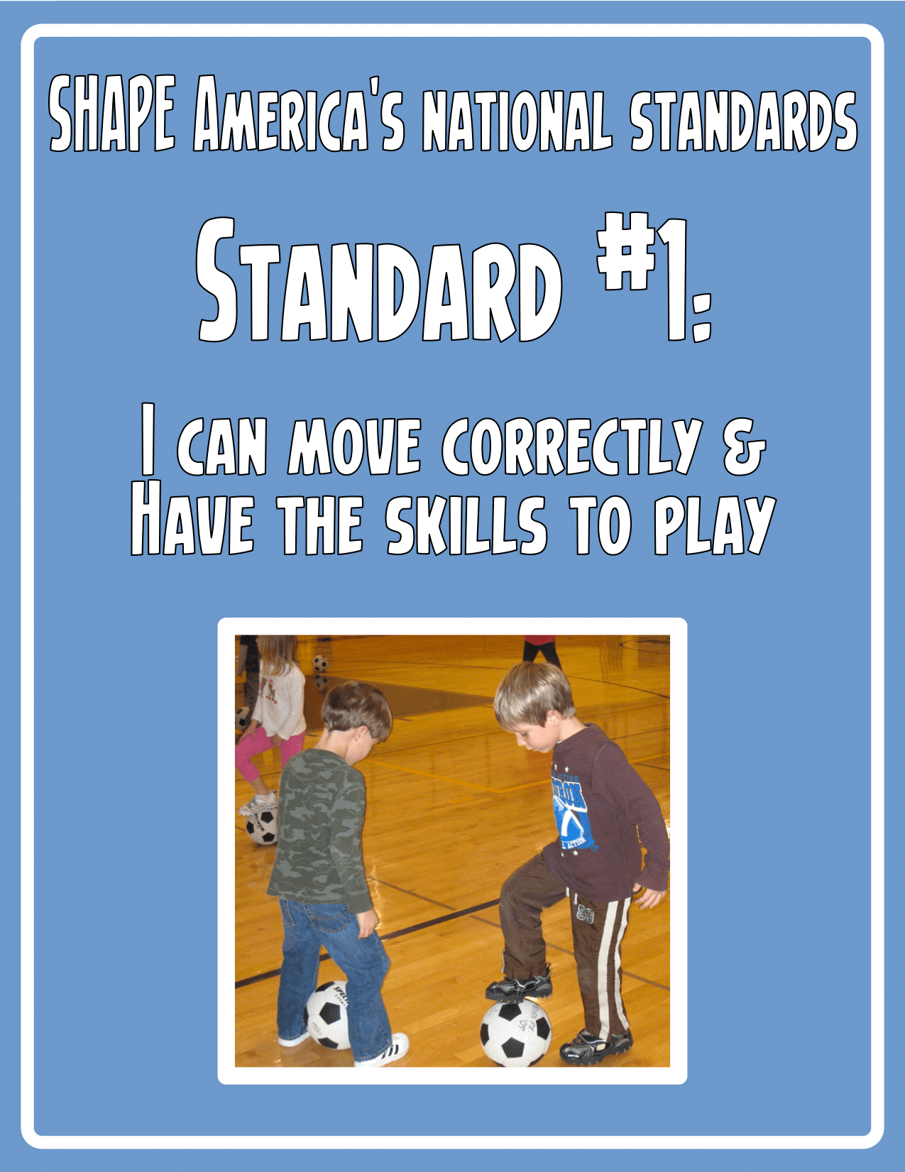 Kid Friendly National Standards Posters