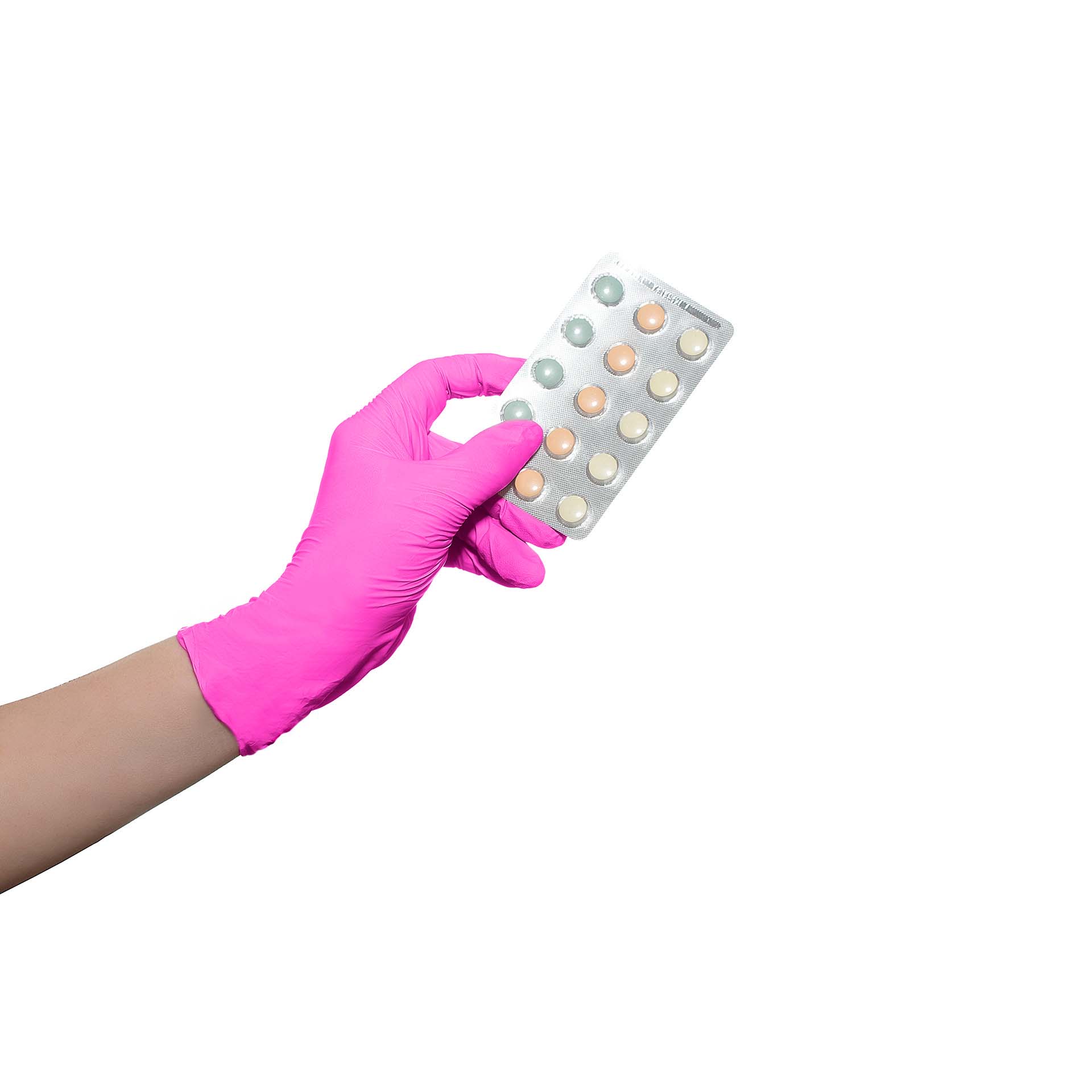 Aurelia Blush Blush Nitrile 2.5 mil Gloves PlastCare USA