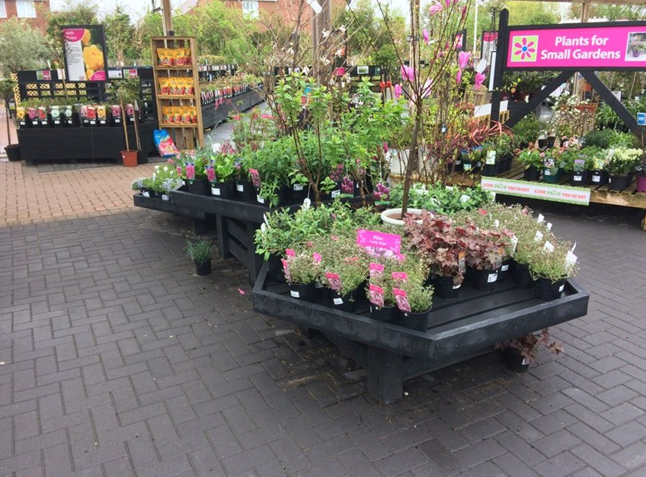 Garden Centre Displays Plastecowood