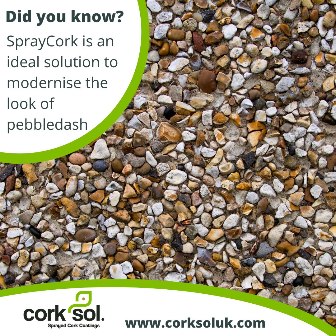 Spray Cork Render Plaster Company Isle of Man