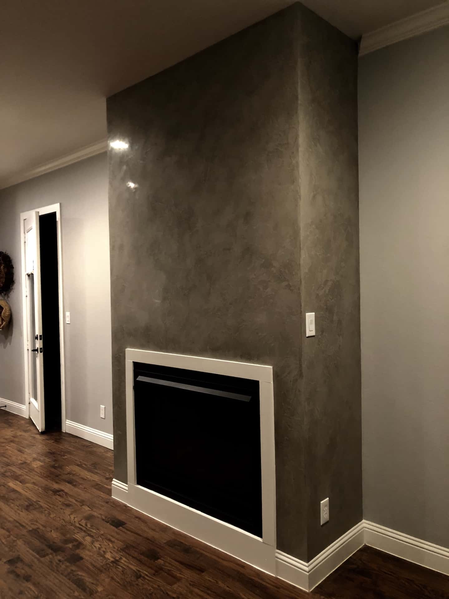 Plaster Fireplace Surround