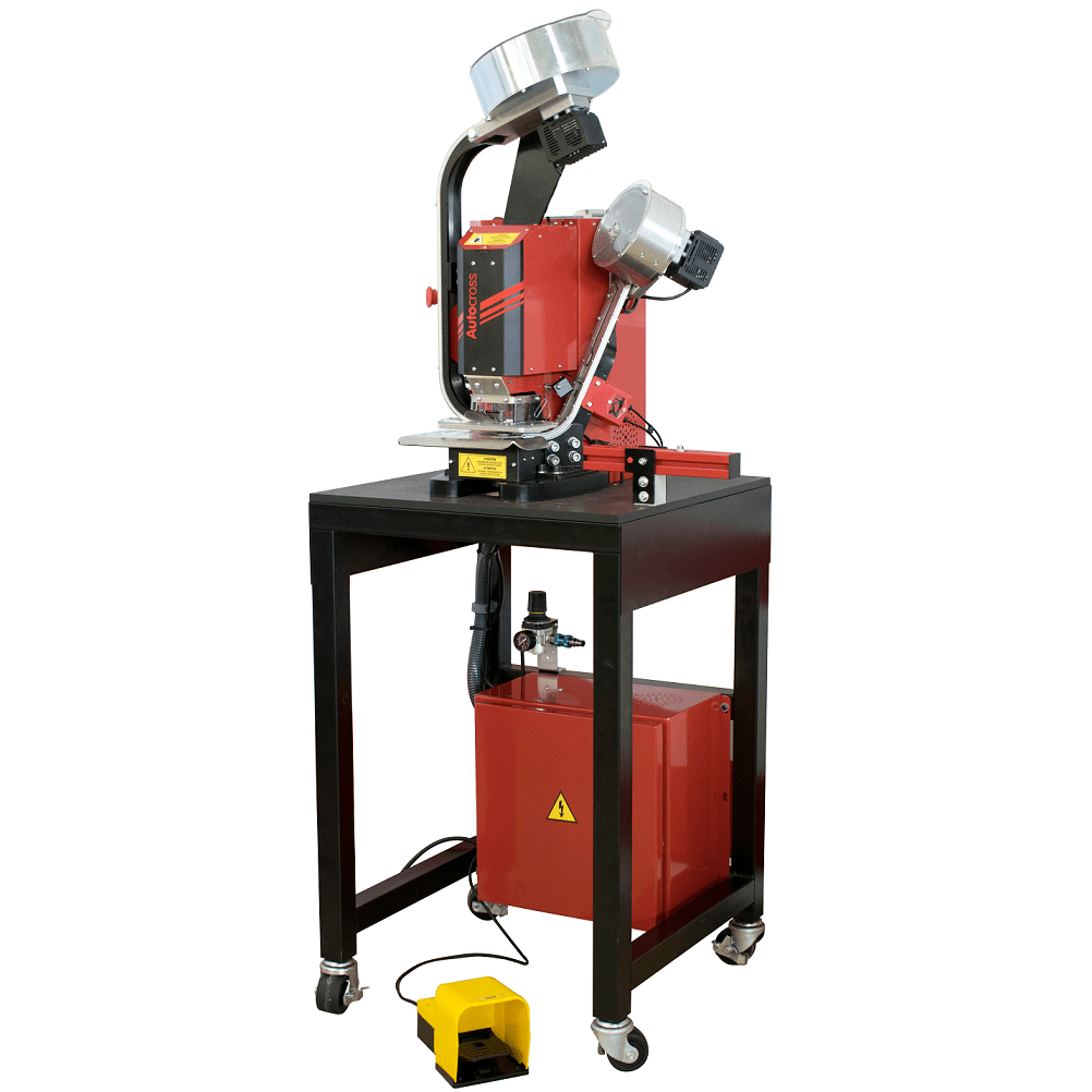 Automatic grommet presses