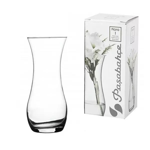 Clear Glass Comtemporary Vase Collection Plastic Storage Boxes