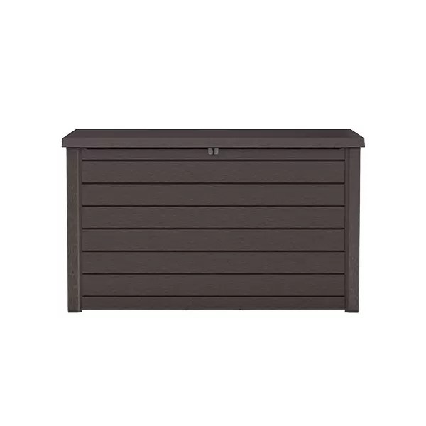 XXL Deck Box 870L Brown Plastic Storage Boxes