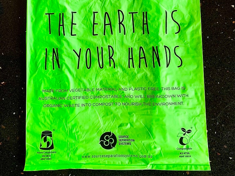 Most plastic doesn't fully break down in compost