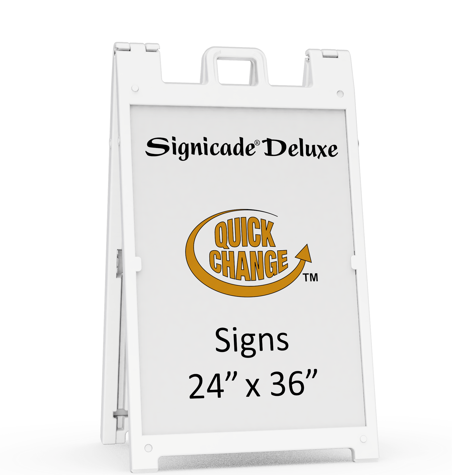 Signicade Deluxe Sign Stand White AFrame Sign Stand