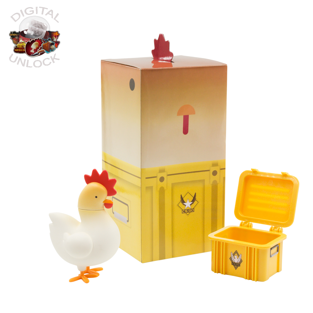 CSGO Chicken Figure and Collectible Heads Plastic and Plush