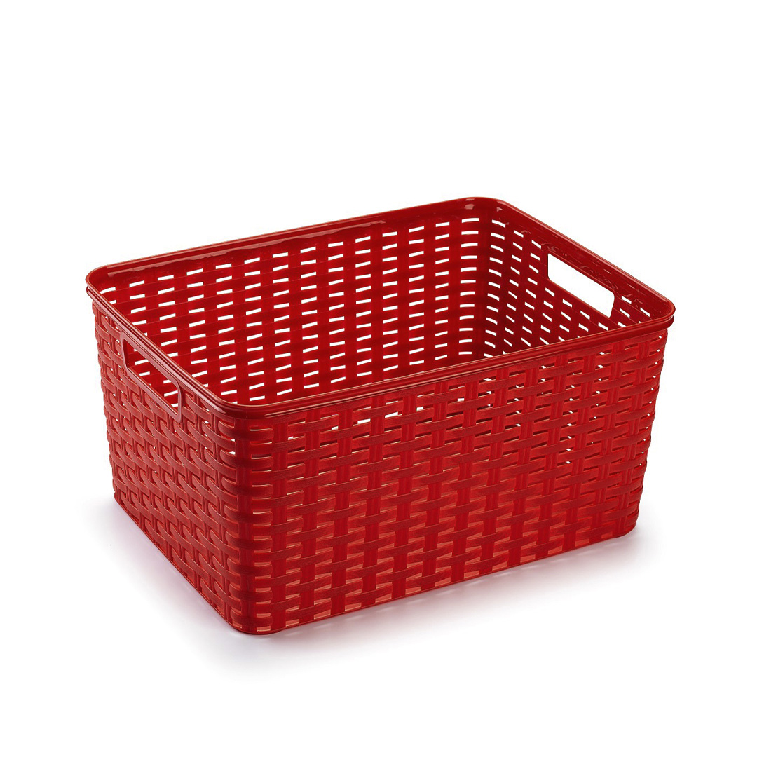 18 Lt Rattan Basket No. 5 Plastic Forte