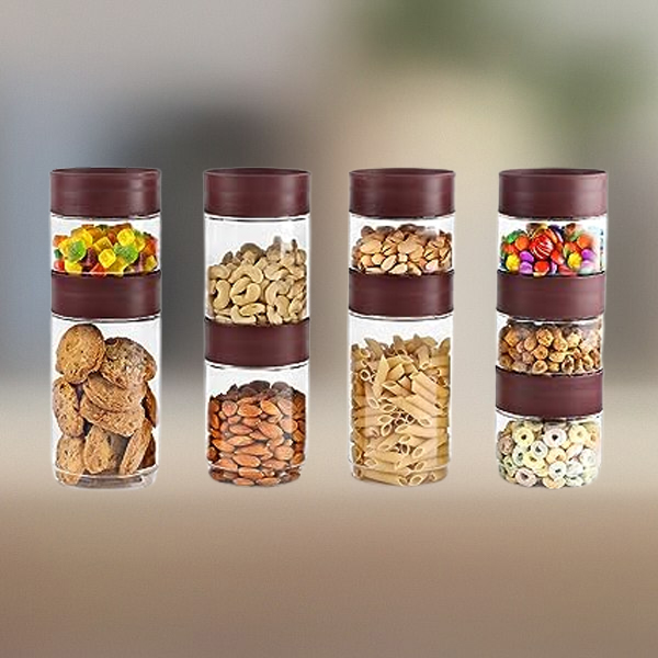 Cello Modustack Containers / Storage Jar Plastic World