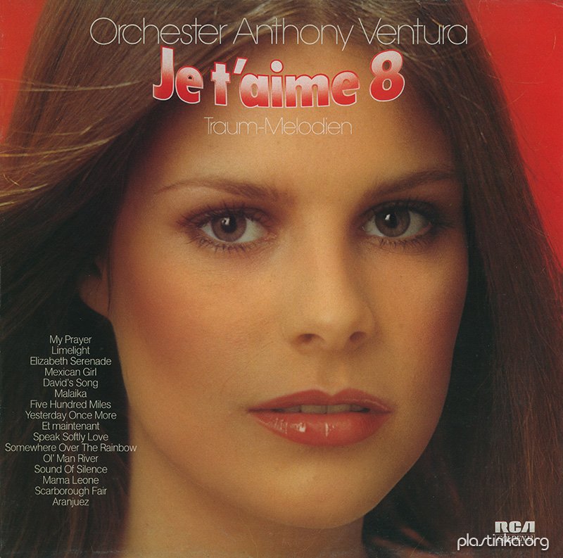 Orchester Anthony Ventura Je T'aime 8 TraumMelodien (1979
