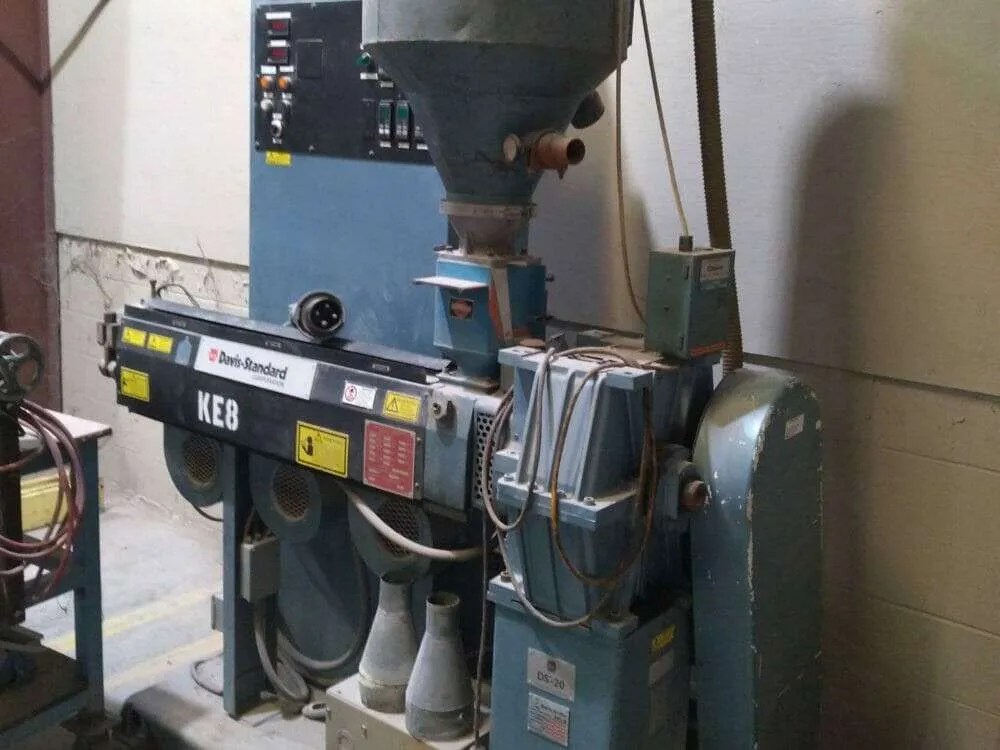 Used 2" Davis Standard Single Screw Extruder
